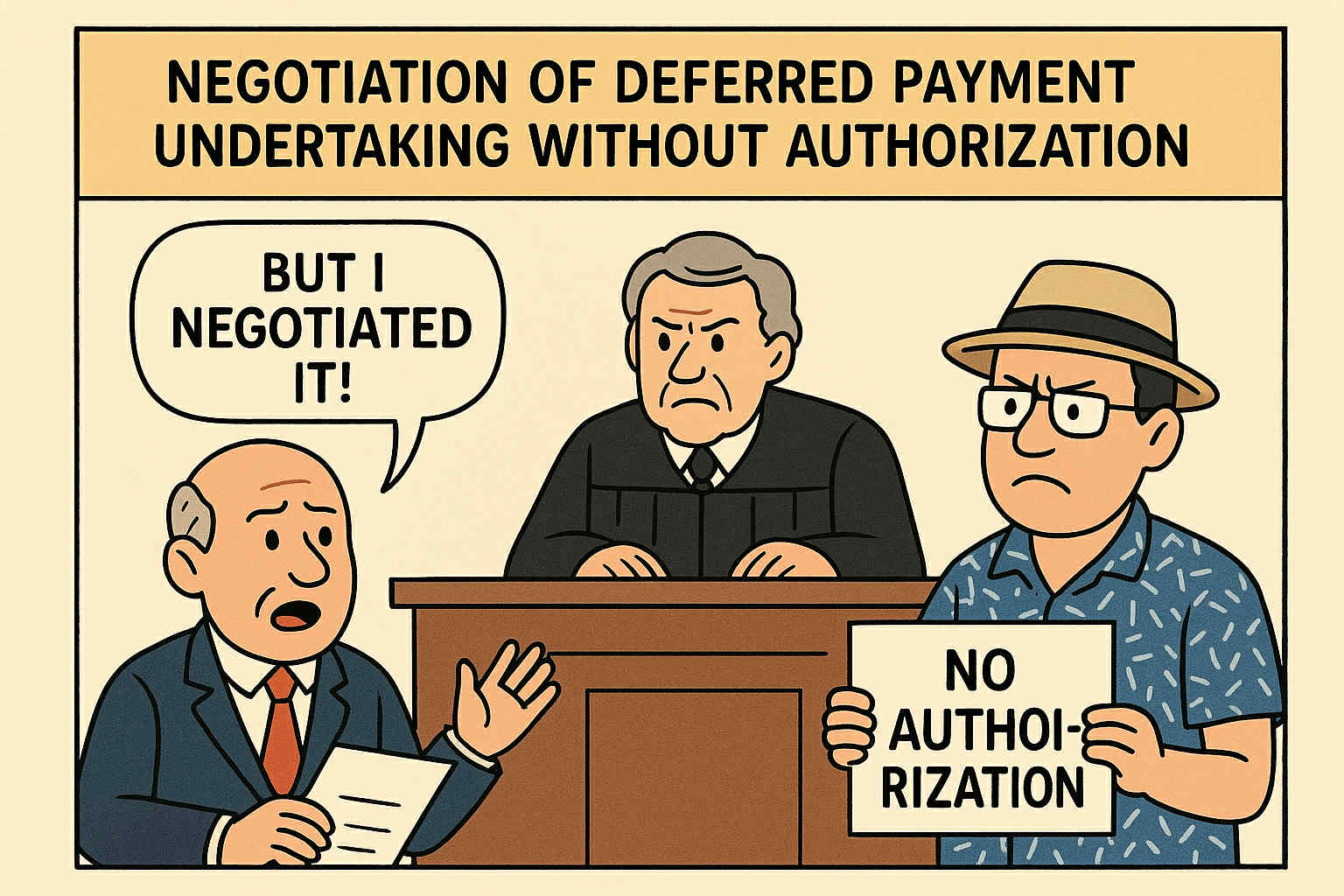 Case Note – Negotiation of Deferred Payment Undertaking Without ...