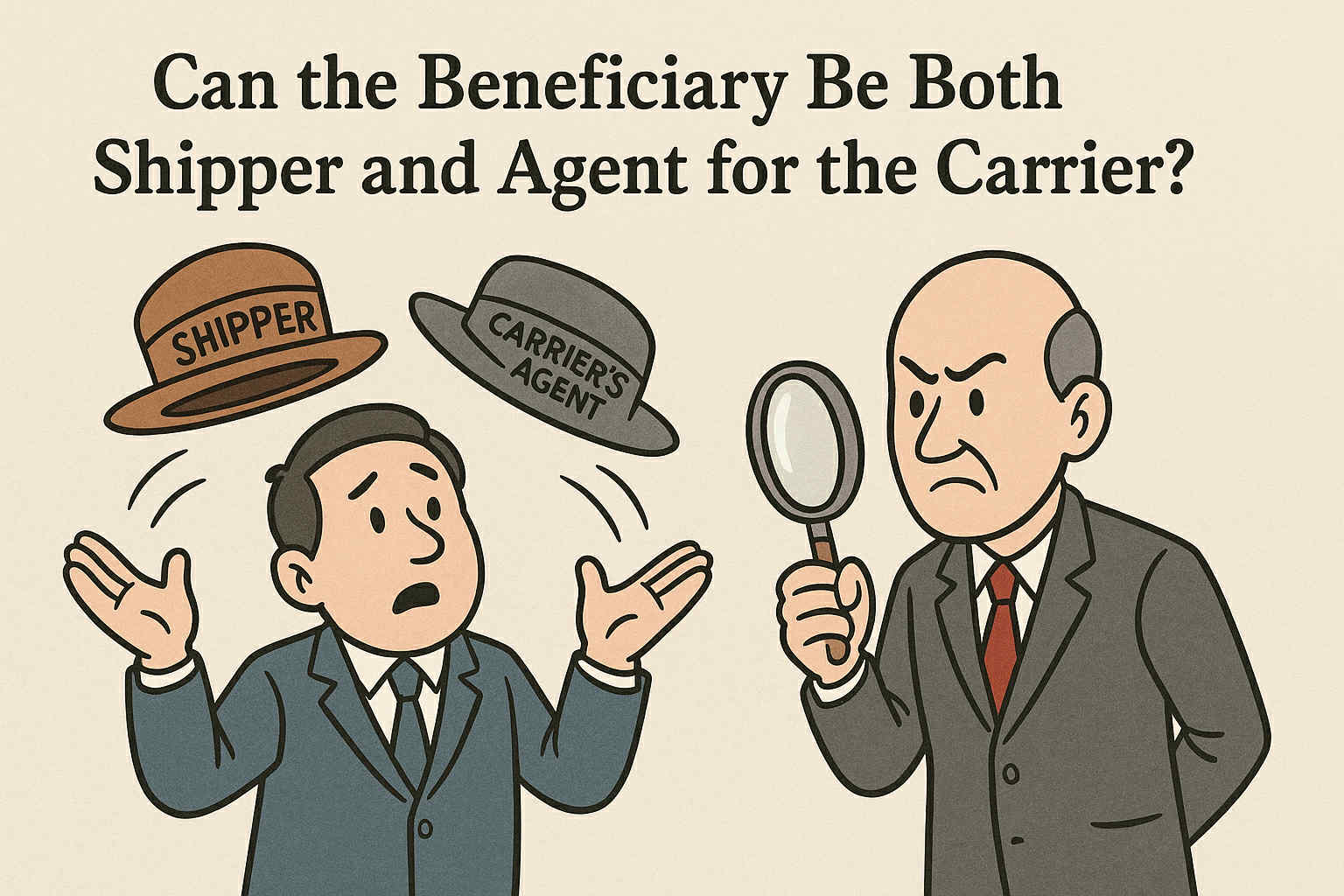 Can the Beneficiary Be Both Shipper and Agent for the Carrier? - Mr ...