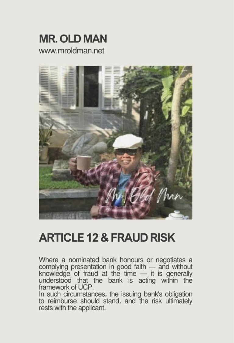 Prepayment, Fraud Risk and Article 12 — Where Does the Risk Lie? - Mr ...